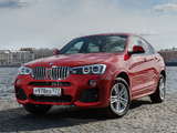 BMW X4 xDrive30d M Sports Package (F26) 2014 images