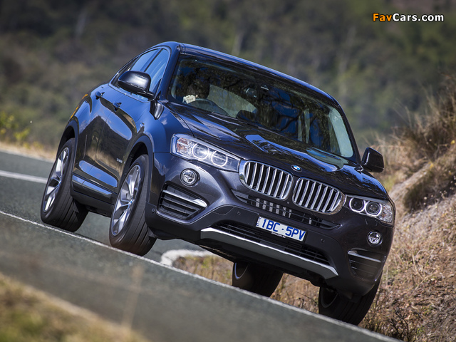BMW X4 xDrive30d AU-spec (F26) 2014 images (640 x 480)