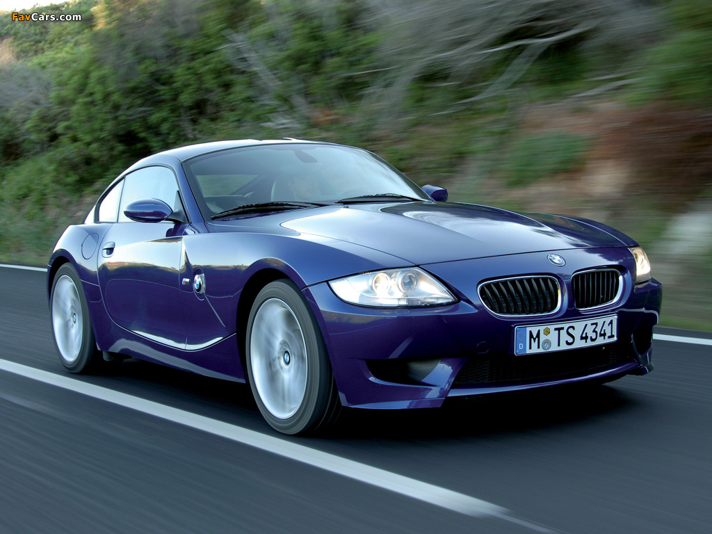 BMW Z4 M Coupe (E85) 2006–08 wallpapers (1024 x 768)
