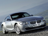 BMW Z4 3.0si Coupe UK-spec 2006–09 wallpapers