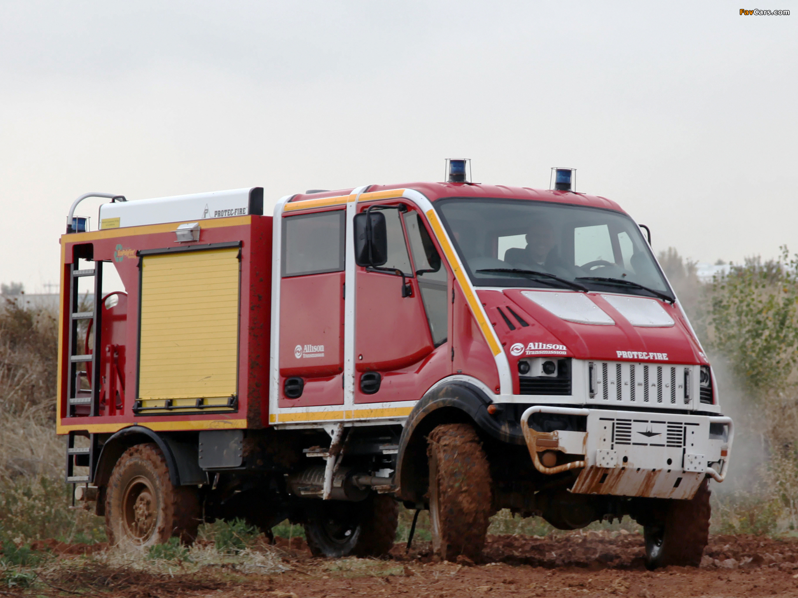 Pictures of Bremach T-Rex Double Cab Firetruck 2008 (1600 x 1200)