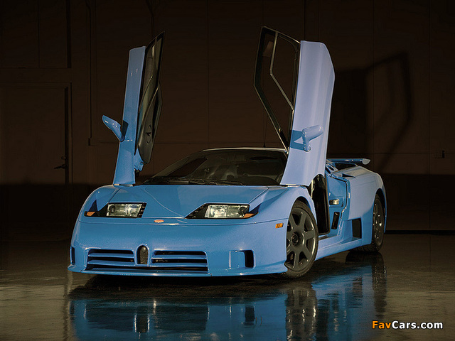 Bugatti EB110 SS US-spec Prototype 1994 pictures (640 x 480)