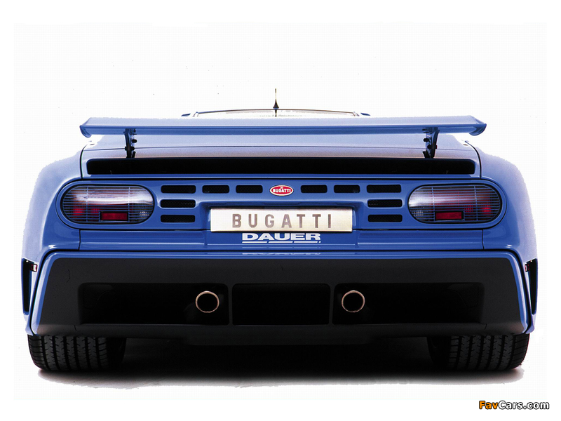 Bugatti EB110 SS by Dauer 1998–99 pictures (800 x 600)