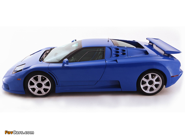 Pictures of Bugatti EB110 SS by Dauer 1998–99 (640 x 480)