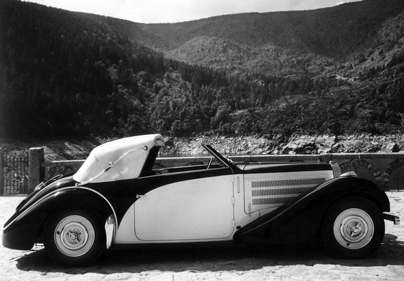 Bugatti Type 57S Cabriolet by Gangloff 1935 wallpapers