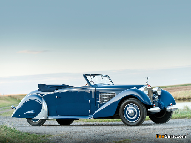 Bugatti Type 57 Stelvio Cabriolet by Gangloff (№57435) 1937 wallpapers (640 x 480)