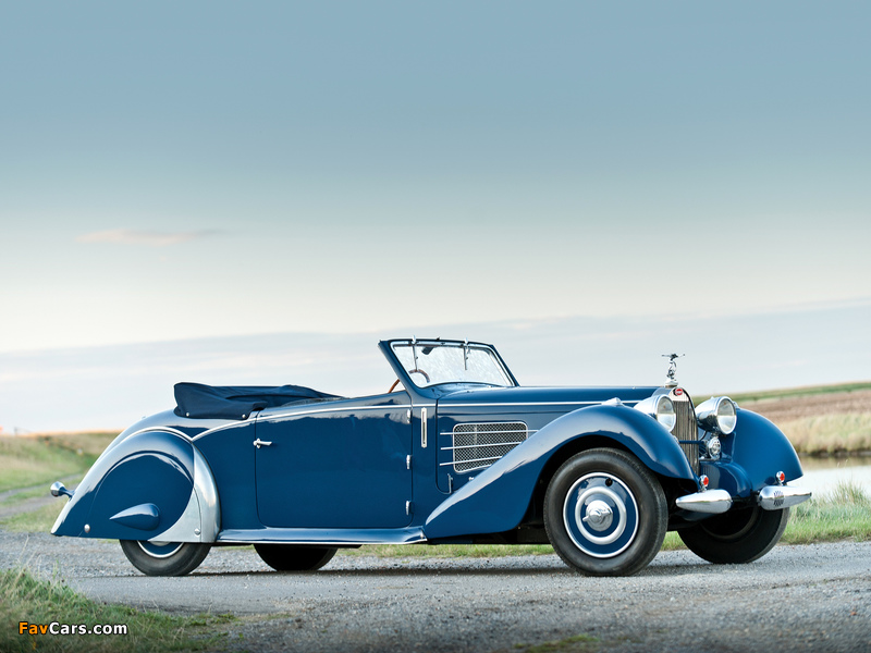 Bugatti Type 57 Stelvio Cabriolet by Gangloff (№57435) 1937 wallpapers (800 x 600)