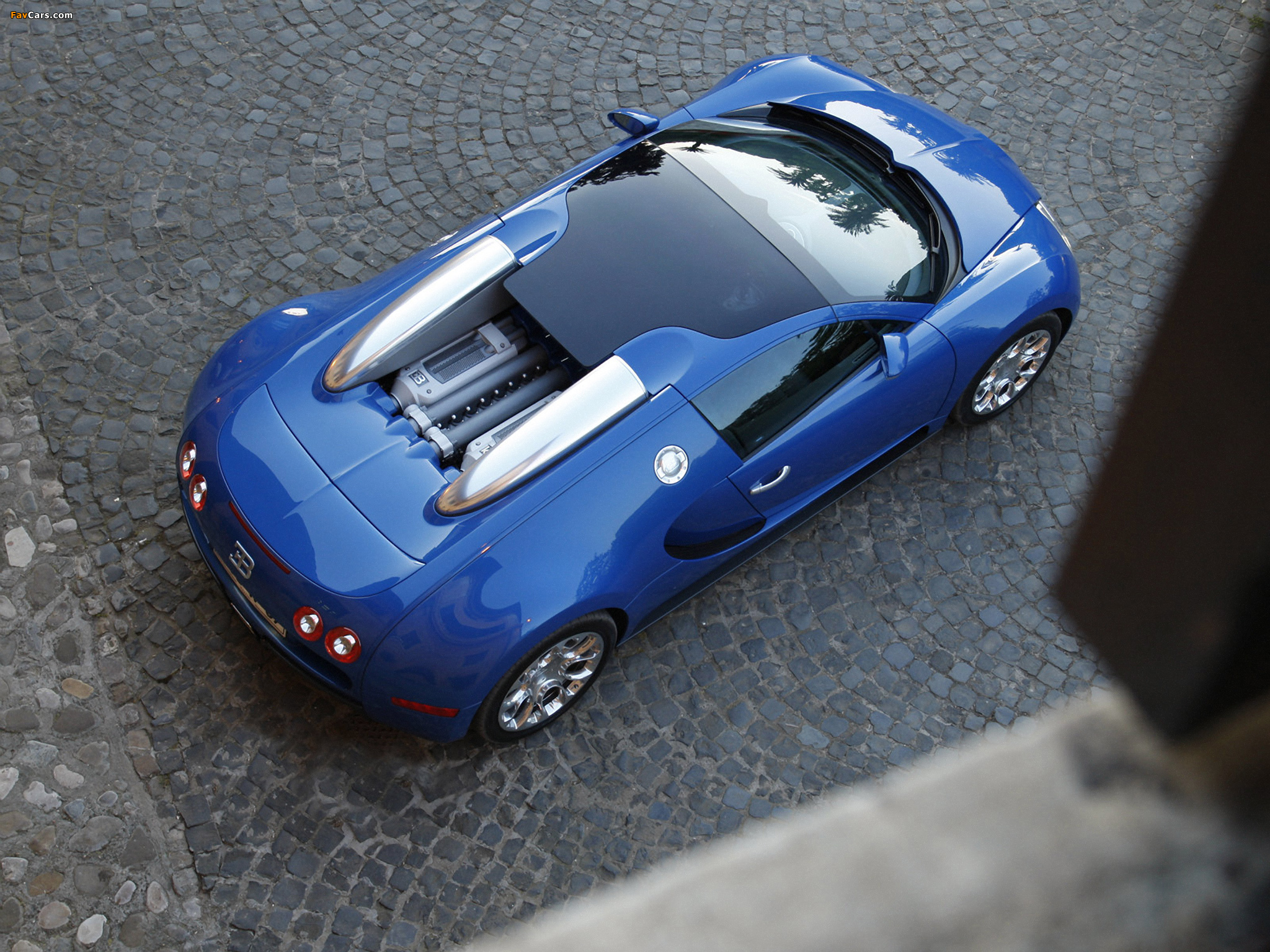 Голубой Bugatti загрузить