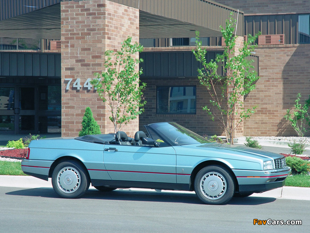 Cadillac Allanté 1987–93 photos (640 x 480)