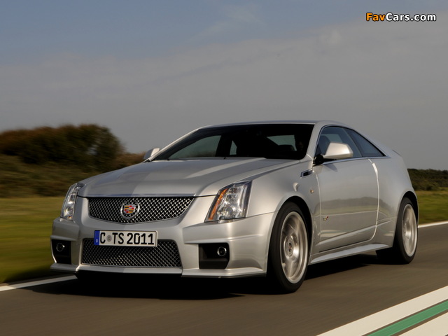Cadillac CTS-V Coupe EU-spec 2010 images (640 x 480)