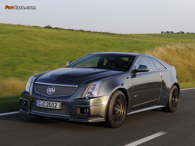 Cadillac CTS-V Coupe Black Diamond EU-spec 2011 photos (640 x 480)