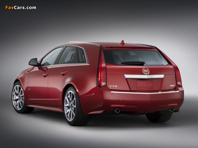 Images of Cadillac CTS-V Sport Wagon 2010 (640 x 480)