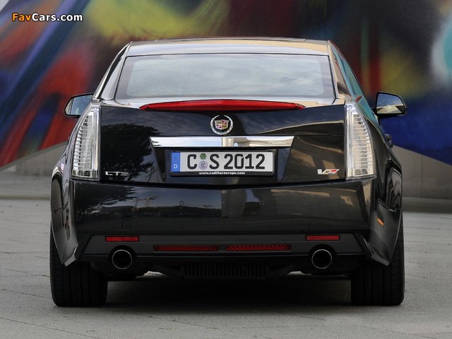 Images of Cadillac CTS-V EU-spec 2010 (640 x 480)