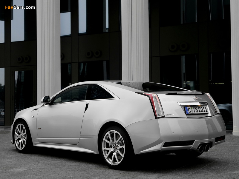 Images of Cadillac CTS-V Coupe EU-spec 2010 (800 x 600)