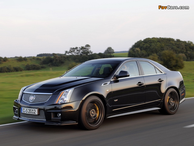 Pictures of Cadillac CTS-V EU-spec 2010 (640 x 480)
