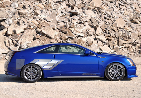 Pictures of Geiger Cadillac CTS-V Coupe Blue Brute 2011