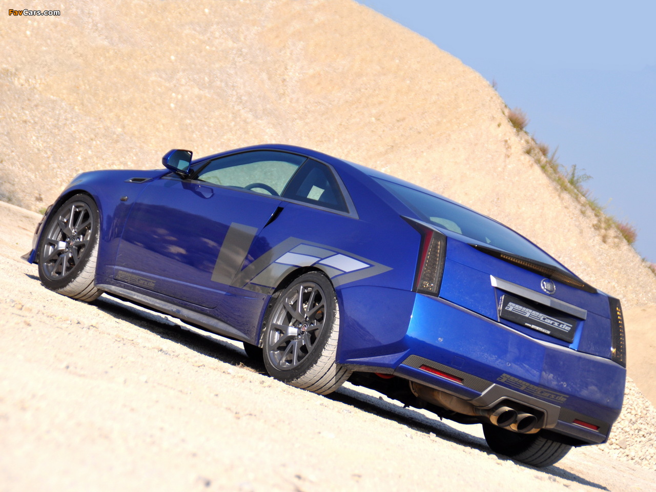 Pictures of Geiger Cadillac CTS-V Coupe Blue Brute 2011 (1280 x 960)