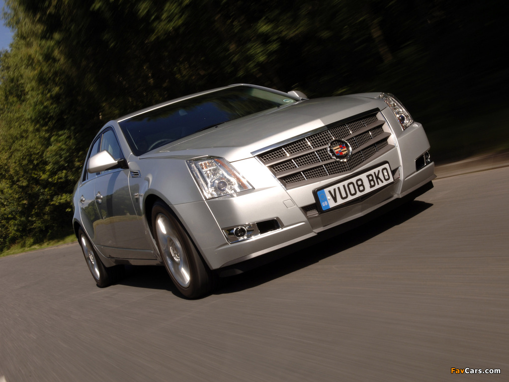 Cadillac CTS UK-spec 2008 wallpapers (1024 x 768)