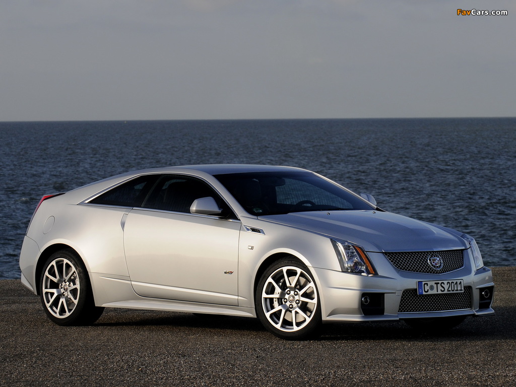 Cadillac CTS-V Coupe EU-spec 2010 wallpapers (1024 x 768)