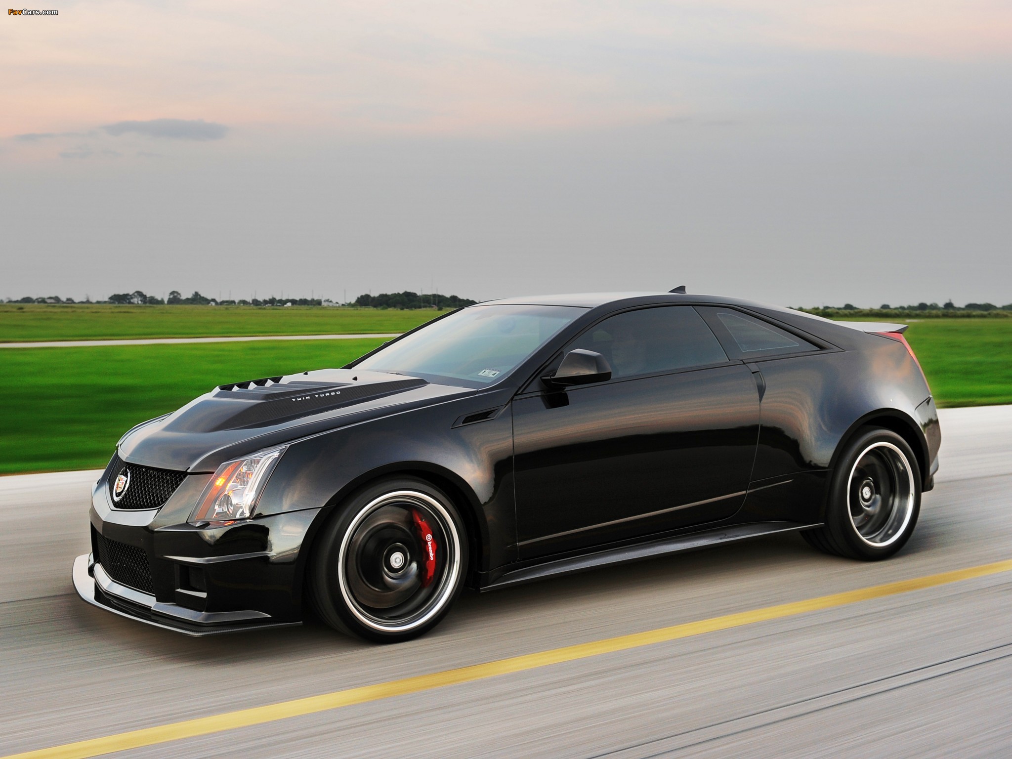 Hennessey Cadillac VR1200 Twin Turbo Coupe 2012 wallpapers (2048 x 1536)