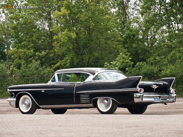 Cadillac Sixty-Two Coupe de Ville 1958 images (640 x 480)