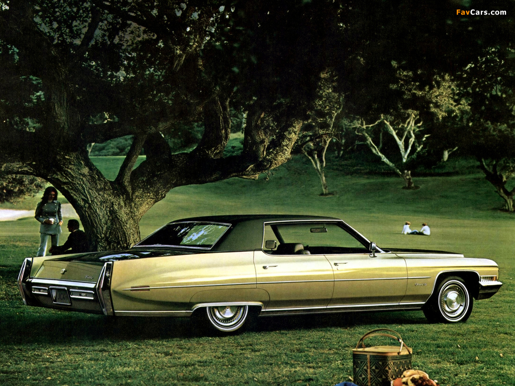 Cadillac Sedan de Ville (68349B) 1971 wallpapers (1024 x 768)