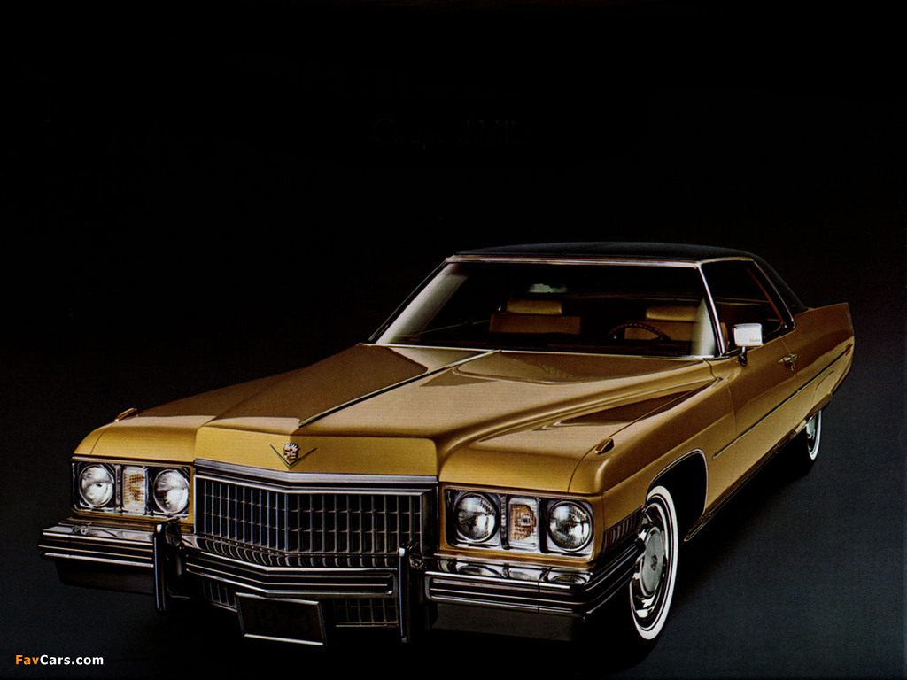 Cadillac Coupe de Ville (D47/J) 1973 pictures (1024 x 768)
