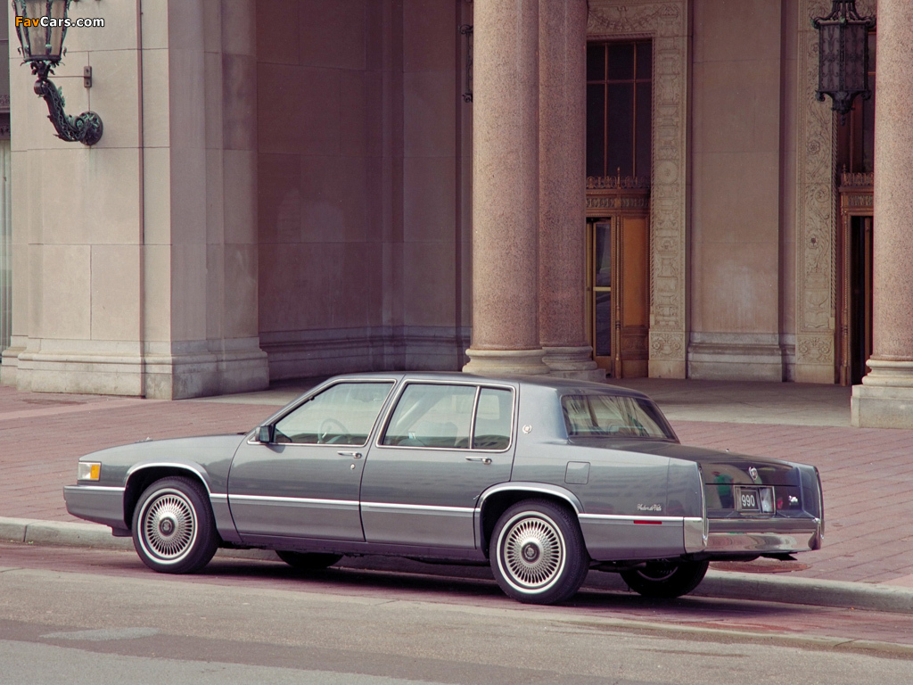 Cadillac Sedan de Ville 1989–93 wallpapers (1024 x 768)