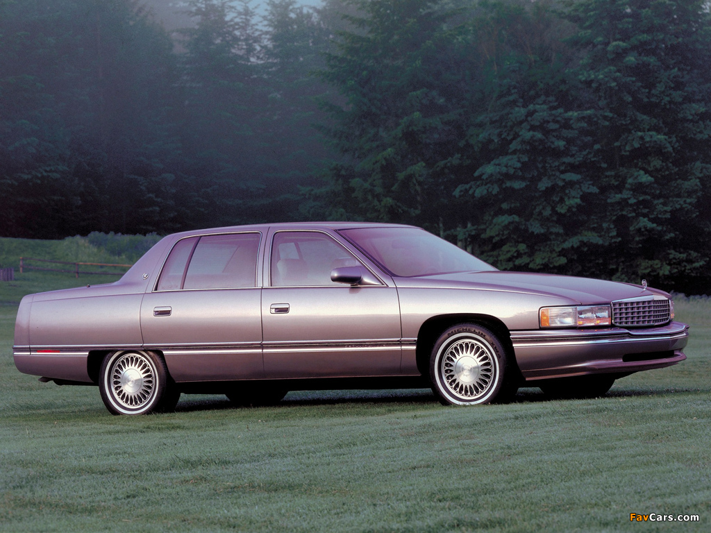 Cadillac Sedan de Ville 1994–96 wallpapers (1024 x 768)
