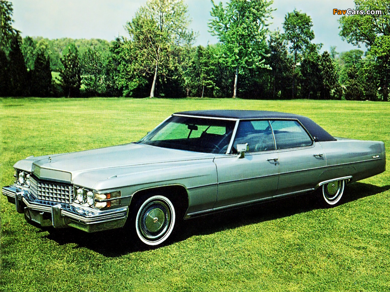 Images of Cadillac Sedan de Ville (D49/B) 1974 (800 x 600)