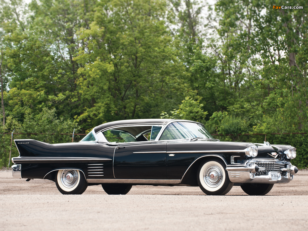 Cadillac Sixty-Two Coupe de Ville 1958 wallpapers (1024 x 768)