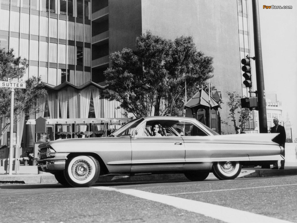 Cadillac Coupe de Ville (6337J) 1961 wallpapers (1024 x 768)