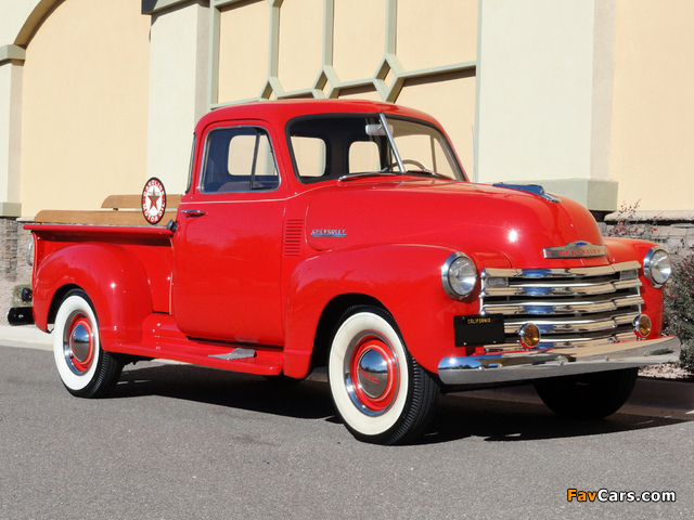 Pictures of Chevrolet 3100 Pickup 1951–52 (640 x 480)