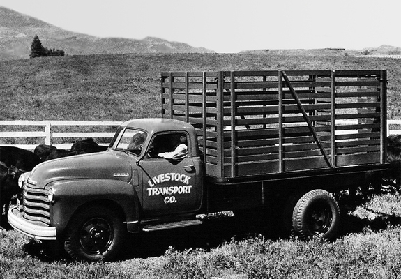Chevrolet 6400 High Rack Truck (RW-6419) 1948 wallpapers