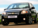 Photos of Chevrolet Aveo Sedan TH-spec (T250) 2006