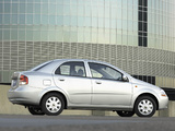 Chevrolet Aveo Sedan (T200) 2003–06 wallpapers
