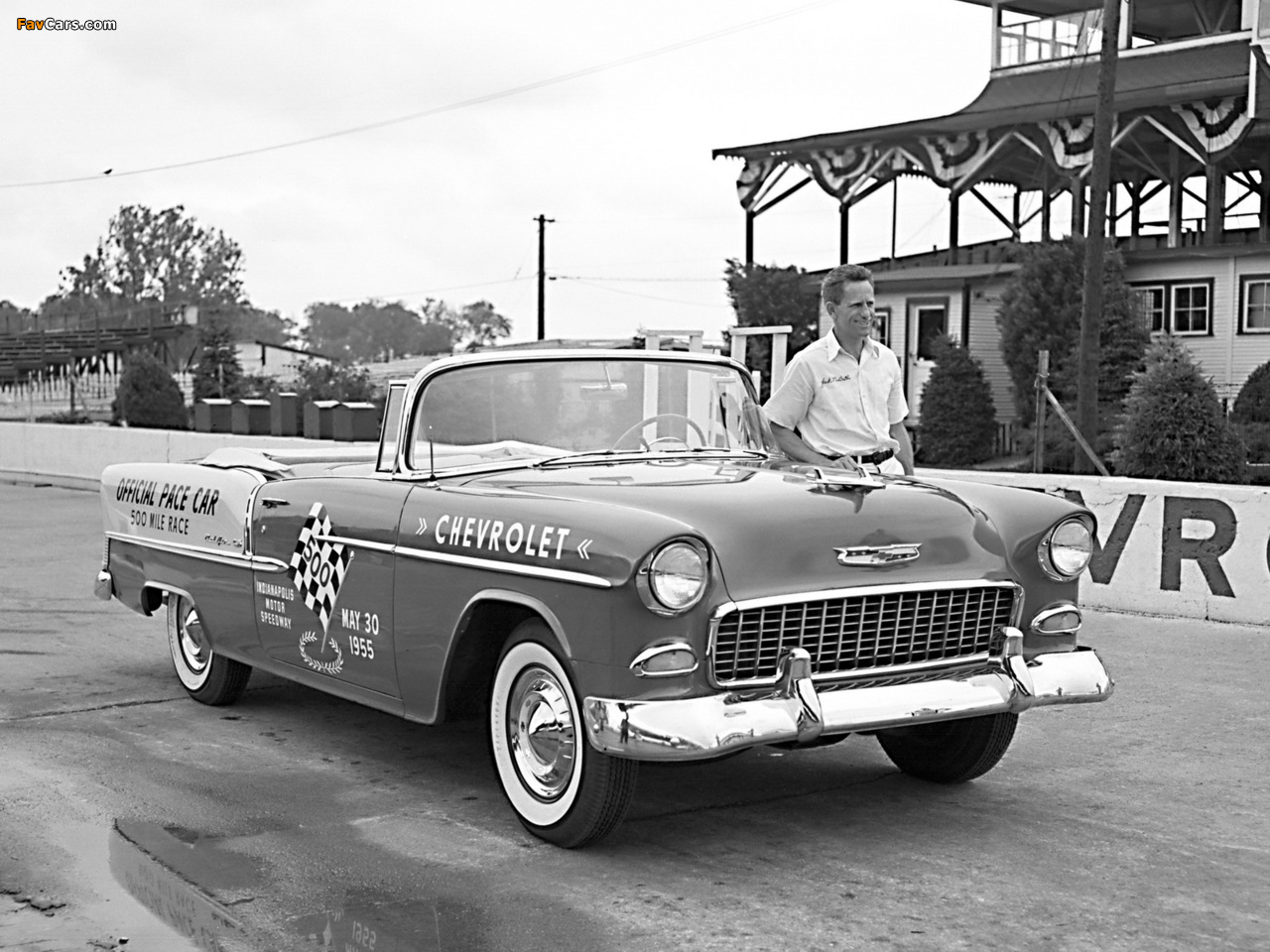 Chevrolet Bel Air Convertible Indy 500 Pace Car (2434-1067D) 1955 wallpapers (1280 x 960)