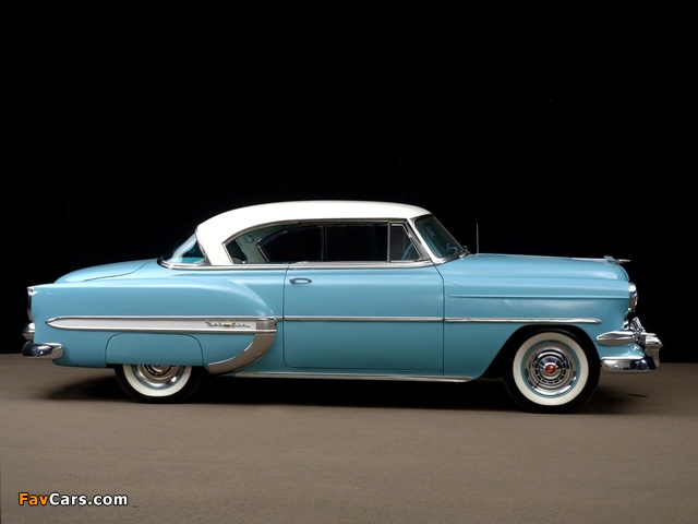 Chevrolet Bel Air Sport Coupe (2454-1037D) 1954 wallpapers (640 x 480)