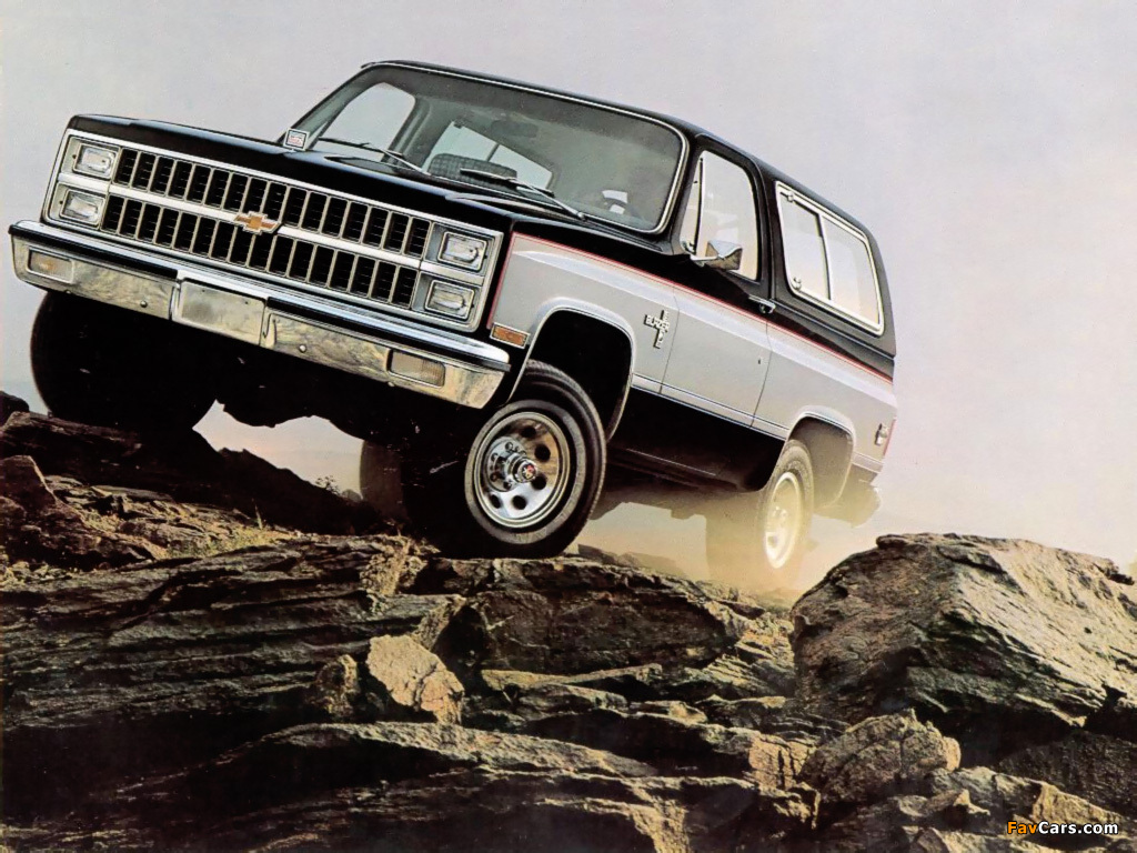 Chevrolet Blazer 1981–82 pictures (1024 x 768)