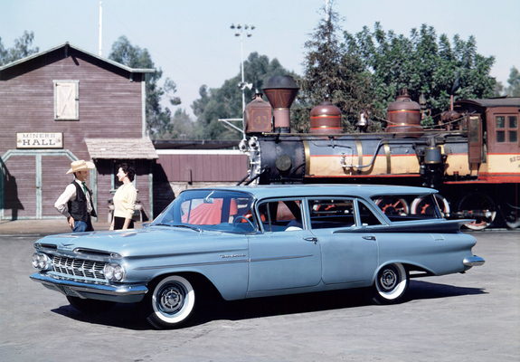 Chevrolet Brookwood Station Wagon 1959 wallpapers