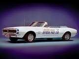 Images of Chevrolet Camaro RS/SS Convertible Indy 500 Pace Car (12467) 1967