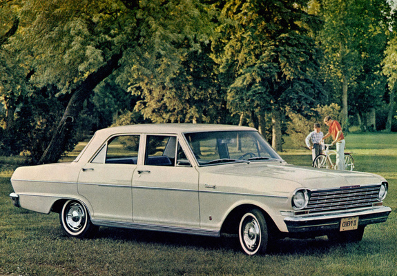 Chevrolet Chevy II Nova 400 4-door Sedan (04-69) 1964 wallpapers