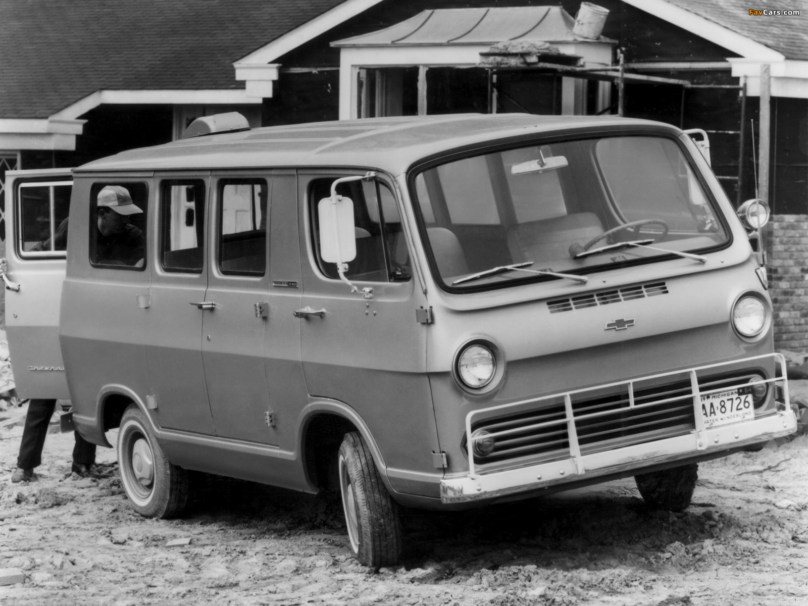 Chevrolet Chevy Van (G10) 1964–66 wallpapers (1600 x 1200)
