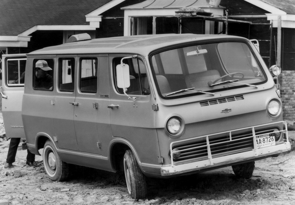 Chevrolet Chevy Van (G10) 1964–66 wallpapers