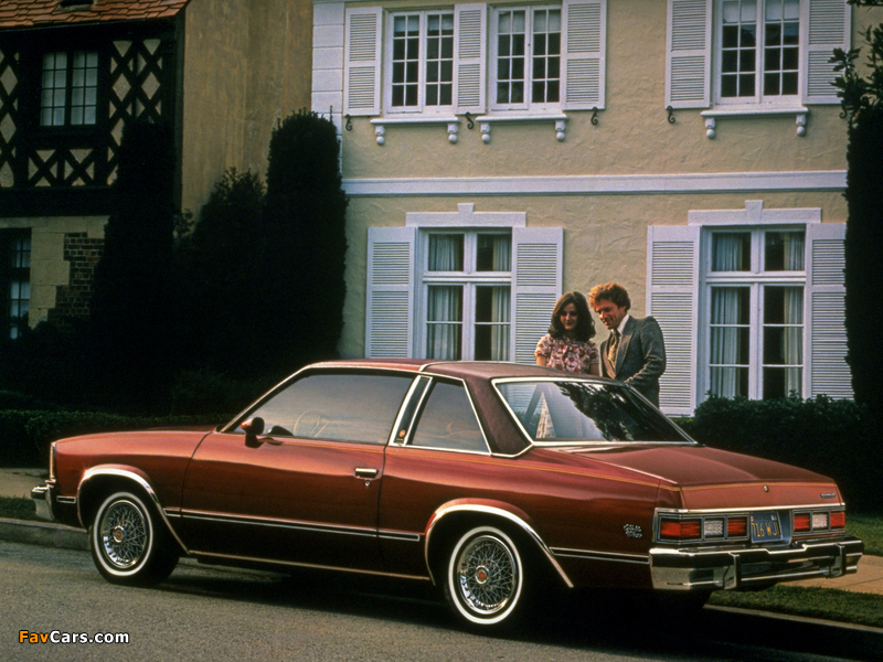 Pictures of Chevrolet Malibu Classic Landau Coupe 1980 (800 x 600)
