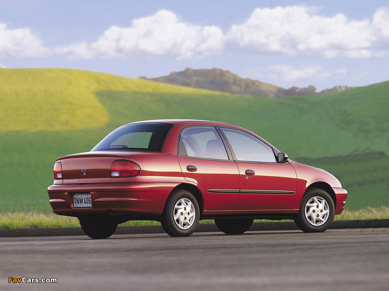 Chevrolet Metro Sedan 1998–2001 wallpapers (800 x 600)