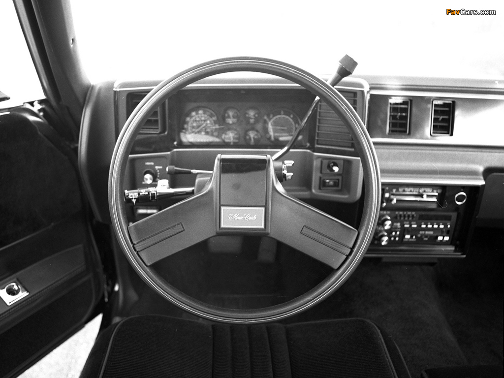 Chevrolet Monte Carlo 1981–85 pictures (1024 x 768)