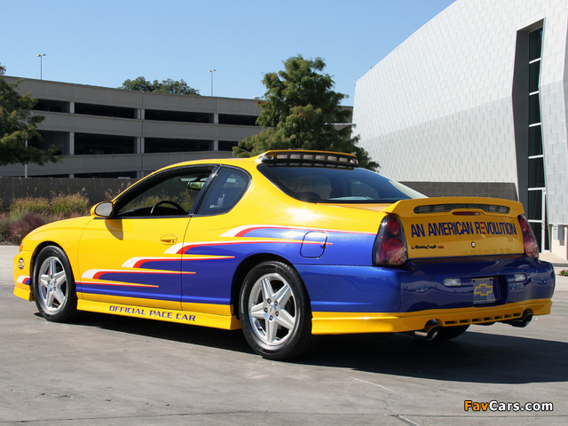 Chevrolet Monte Carlo SS NASCAR Nextel Cup Series Pace Car 2004 photos (640 x 480)