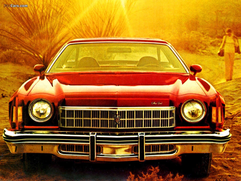Chevrolet Monte Carlo Landau Coupe 1975 wallpapers (1024 x 768)