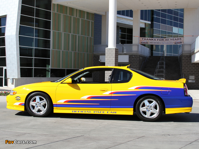 Photos of Chevrolet Monte Carlo SS NASCAR Nextel Cup Series Pace Car 2004 (640 x 480)